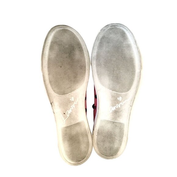 Lanvin suede sneakers‎ with lizard cap toe,  size 39EU, Pink/Red - Picture 6 of 11